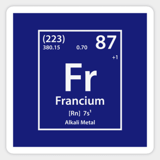 Francium Element Sticker